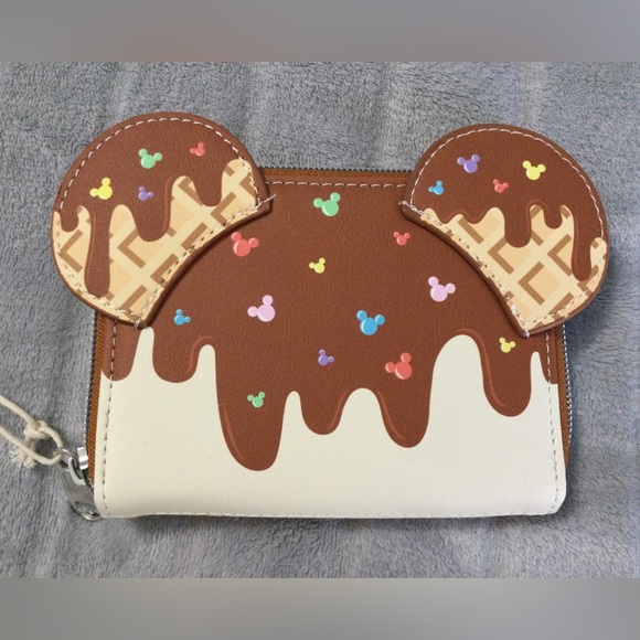 Loungefly Handbags - Loungefly Disney Mickey Mouse Ice Cream Mini Wallet